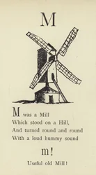 De letter M